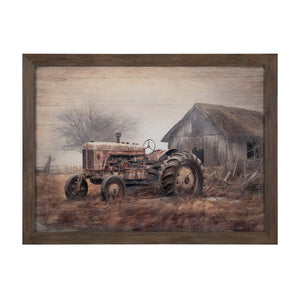 Crestview Collection Tractor Hour Wall Decor - Stylish Crestview Design Made In China To Elevate Your Home Aesthetics   Cvtop3397