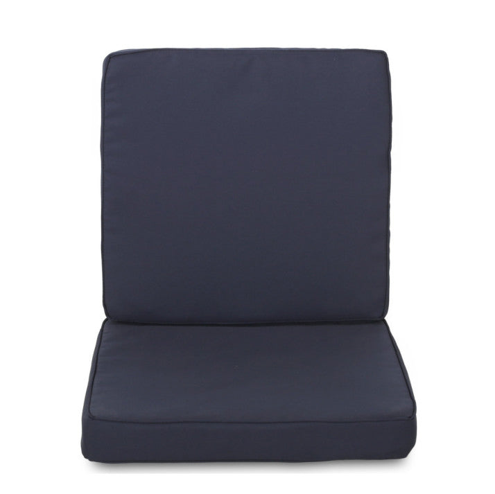 English Elm Christopher Knight Home® - Carolina Club Chair Cushion Set - Navy Outdoor Cushions, 8-Piece Weather-Resistant Comfort Upgrade N775P270176N