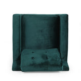 Christopher Knight Home® - Noble House - Hanlon Modern Glam Tufted Velvet Club Chair