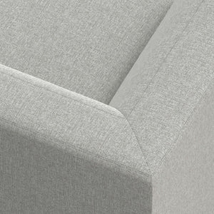 English Elm Rex Modular Corner Sectional with Performance Fabric Seating for Five in Grey B136P199214