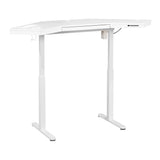 OSP Home Furnishings Stealth Sit-to-Stand Electric Heigh White