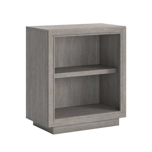 English Elm Bookcase, Engineered wood gray finish with adjustable shelf, compact durable storage for small spaces Medium grey B356P354441