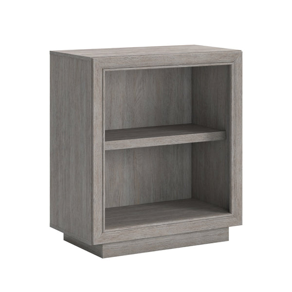 English Elm Bookcase, Engineered wood gray finish with adjustable shelf, compact durable storage for small spaces Medium grey B356P354441