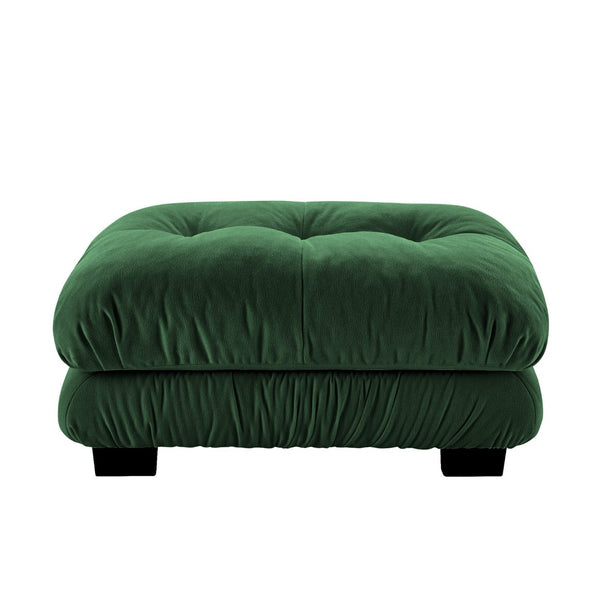 English Elm Pariss Chenille Upholstered Ottoman Plush Foam Seating for Modular Living Room Sofas W714P284895