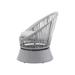 English Elm Christopher Knight Home® - [Set Of 2] 26.7" Modern Swivel Wicker Lounge Chairs With Cushions - Stylish & Versatile For Any Space N767P237032G_2