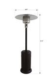 English Elm 46,000 Btu Standing Patio Heater