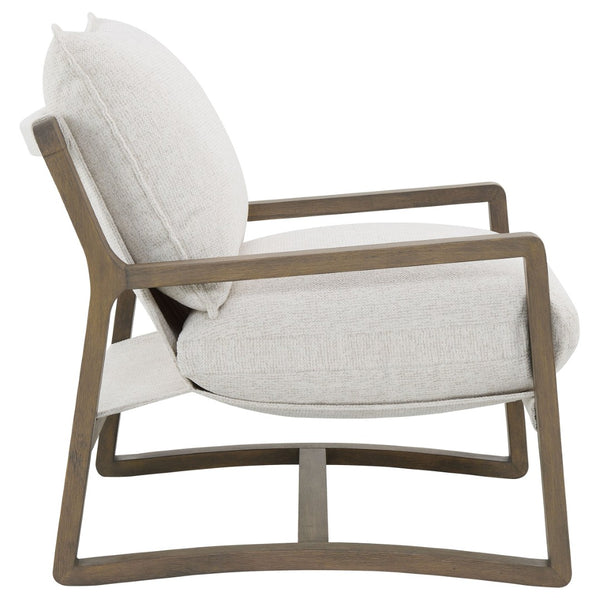 English Elm O'brien Boucle Accent Chair with Ash Wood Frame for Modern Living Rooms B062P441321
