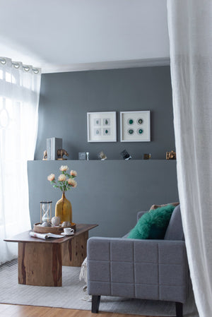 English Elm S/2 Coty Shadow Box Wall Decor with Agate Slices on White Frame, Set of 2 Minimalist Modern Art 20x20x10 W2078P313328