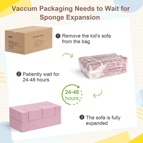 English Elm Kids Modular Sofa Bed – Convertible Toddler Play Couch For Cozy Spaces, Napping & Imaginative Fun! W1889P337553