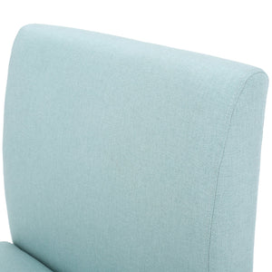 English Elm Christopher Knight Home® - Accent Chair - Light Blue Upholstered Comfort With Tapered Legs For Modern Living Spaces - 57764.00Lbl N771P218158U