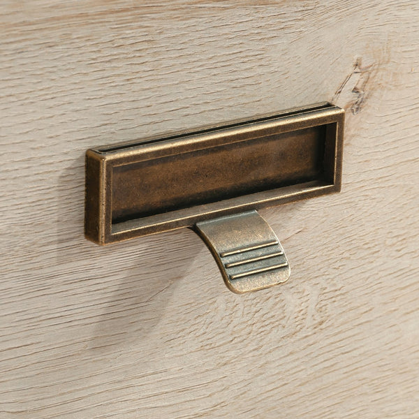 English Elm 4-Drawer Chest – Stylish Gray Storage Solution With Smooth Glides For Home, Office & Living Spaces B356P402590