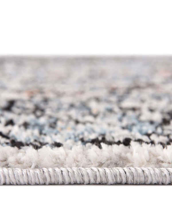 Unique Loom Aramis Solal Machine Made Tribal Rug Multi, Black/Brown/Light Blue/Olive/Rust Red 10' 0" x 10' 0"