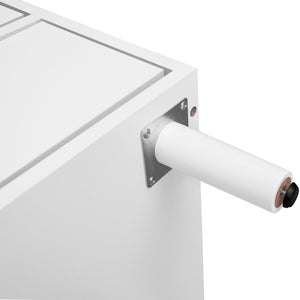 English Elm Accent Storage Cabinet with Pine Feet, Metal Handles, Anti-Tip L-Bracket, Stable, Easy-Clean Finish W688P183923