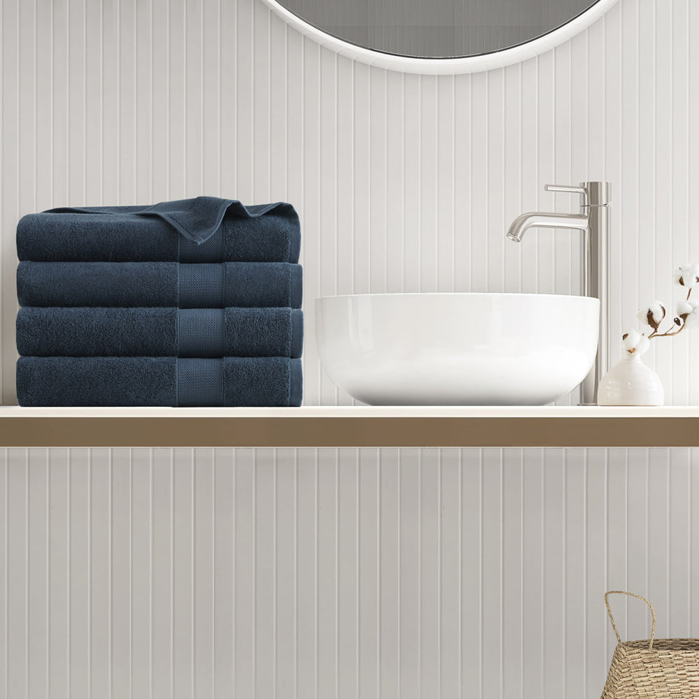 JLA Home Comfort Spaces - 500GSM Turkish Cotton Towel Set – Luxurious 100% Spa-Soft, Quick-Dry, Highly Absorbent & Oeko-Tex Safe AM73-0237