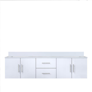 English Elm Glossy Solid Wood Double Bath Vanity 72" W x 22" D with Cultured Marble Top, Soft-Close Storage Durable B2731P258715
