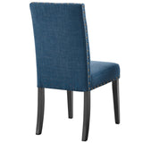 English Elm Madsanorin Blue Dining Chairs With Nailhead Trim (Set Of 2)