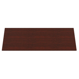 OSP Home Furnishings 72x24 Laminate Folding Table Top with Pvc Edges for Classrooms and Conference Rooms Mahogany 842T26-M