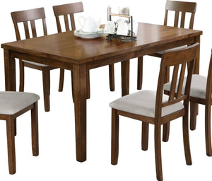 English Elm Transitional Counter Height 3pc Dining Set with USB Charging, Storage Shelves & Padded Seats Beige,Walnut 65 L x 41 W x 12 H B2741P381508
