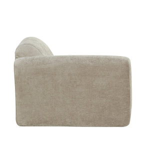English Elm 111" Curved Sectional Sofa Set Plush Lamb Wool Upholstery Deep Seat Ottoman Lounge Espresso N767P371305E