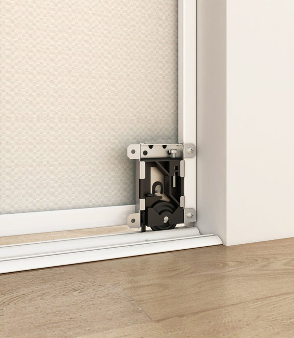English Elm 48 Inch Mirrored Sliding Closet Door White Steel Frame Safety Glass Bedroom Kit B2763P483224