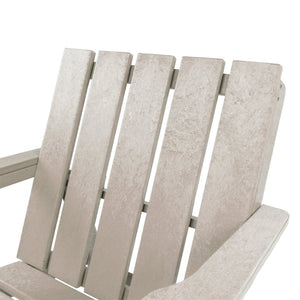 English Elm Shoreline Recycled Hdpe Folding Adirondack Chair Fully Assembled Modern Patio Seating Sand B2745P409685
