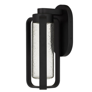 English Elm 15 Inch Hammered Glass Led Wall Sconce Dimmable Bathroom Vanity Hallway Light B370P417686