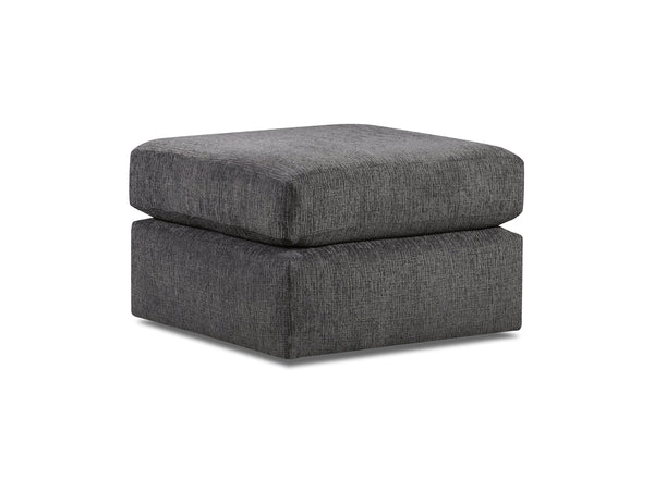 Fusion Ripple Midnight Modular Sectional Sofa In Charcoal - Includes Ottomans, Pillows, And Versatile Design Charcoal W ,100% Polyester 3500-11l 15 19kp 03 19kp 15 11r 03 Ripple Midnight Sectional.Jpeg
