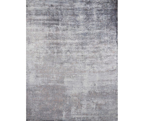 HomeRoots 5' Slate Gray and Dark Gray Abstract Hand Loomed Area Rug – Contemporary Elegance for Your Space 5' X 7' 350030