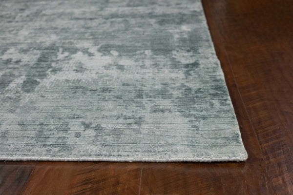 HomeRoots 5' Modern Abstract Hand-Loomed Area Rug in Dark and Light Gray – Adds Style and Warmth to Any Space 5' X 7' 350032