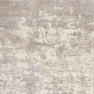HomeRoots 5' Hand-Loomed Beige and Ivory Abstract Area Rug - Modern Elegance for Your Living Space 5' X 7' 350033