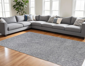 Homeroots 7' X 9'  Polypropylene Grey Area Rug  Polypropylene 350058