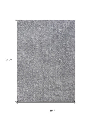 Homeroots 7' X 9'  Polypropylene Grey Area Rug  Polypropylene 350058