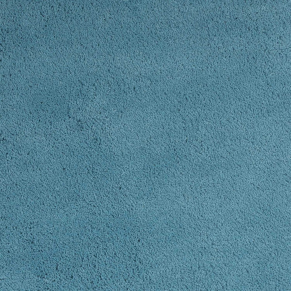HomeRoots 8' Blue Hand-Woven Round Rug - Artisan Crafted, Durable Polyester, Perfect for Cozy Living Spaces 8' X 11' 350079