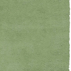 HomeRoots 8' Green Round Hand-Woven Area Rug - Artisan Crafted, Versatile Design for Living Spaces & Dining Rooms 8' X 11' 350080