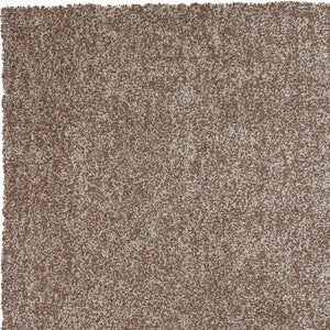 HomeRoots 8' Hand-Woven Beige and Brown Abstract Rug - Artisan Crafted, Cozy, Durable, Perfect for Modern Spaces 8' X 11' 350082