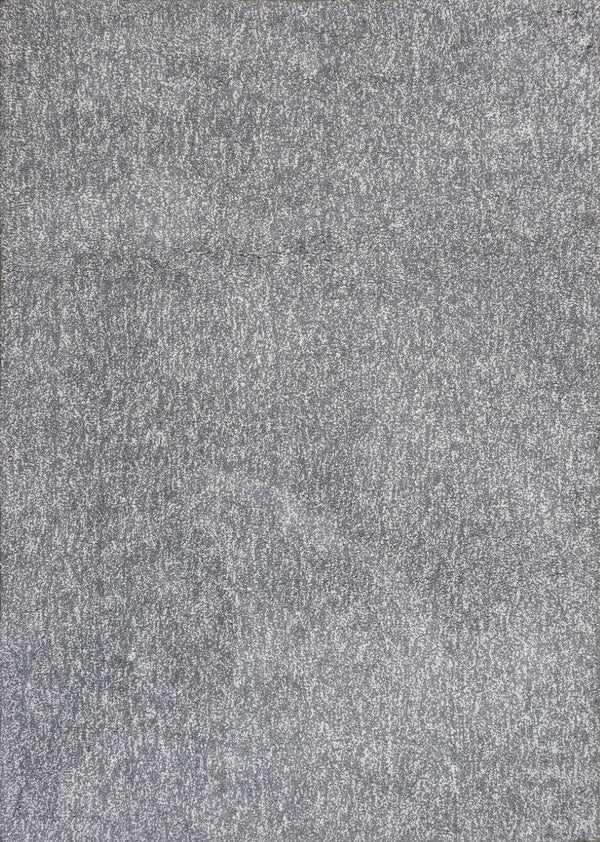 HomeRoots 8' Gray Round Hand-Woven Area Rug - Artisan Crafted, Soft Polyester for Comfort and Timeless Style 8' X 11' 350086
