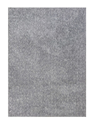 HomeRoots 8' Gray Round Hand-Woven Area Rug - Artisan Crafted, Soft Polyester for Comfort and Timeless Style 8' X 11' 350086