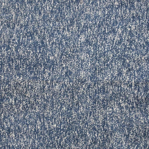 HomeRoots 8' Hand Woven Indigo and Ivory Abstract Shag Area Rug - Plush Comfort and Modern Style for Any Room 8' X 11' 350090