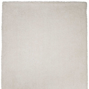 HomeRoots 8' Ivory Hand-Woven Round Rug – Timeless Artisanal Design for Elegant Living Spaces and Durability 8' X 11' 350091