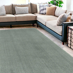 Homeroots 8' X 11' Slate Blue Indoor Shag Rug  Polyester 350095