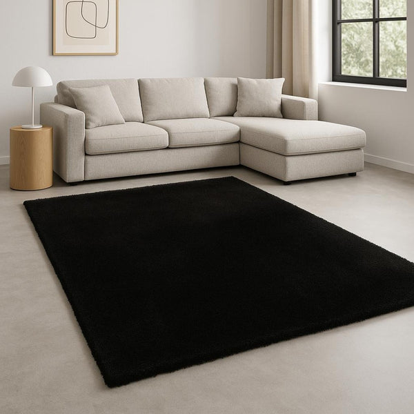 HomeRoots 8' Espresso Hand-Woven Round Rug – Artisan Crafted, Durable Polyester, Cozy Modern Living Space Essential 8' X 11' 350096