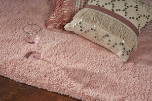 HomeRoots 8' Hand-Woven Pink Round Rug - Artisanal Charm, Soft Polyester, Durable & Stylish for Any Space 8' X 11' 350101