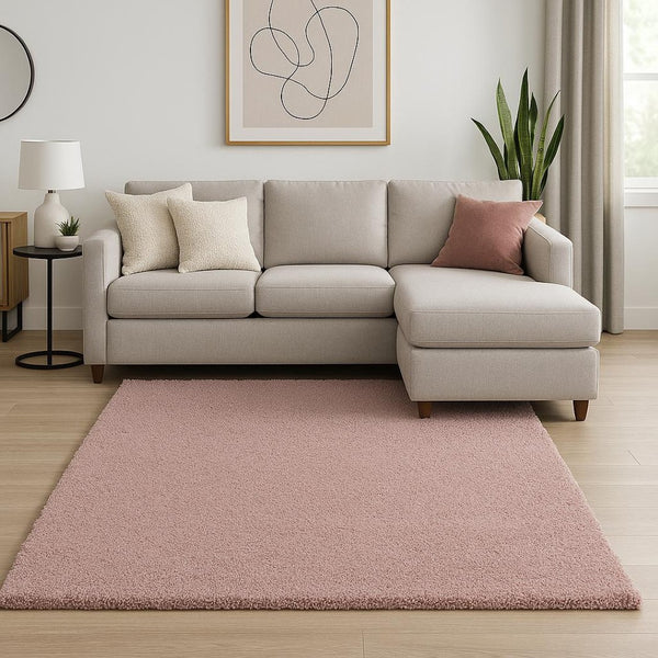 HomeRoots 8' Hand-Woven Pink Round Rug - Artisanal Charm, Soft Polyester, Durable & Stylish for Any Space 8' X 11' 350101