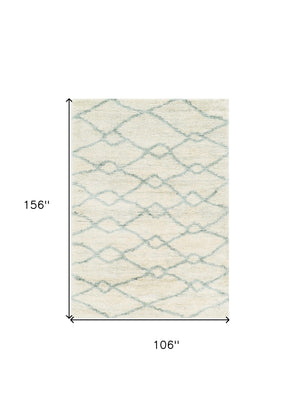 Homeroots 9' X 13' Ivory Area Rug  Polypropylene 350103