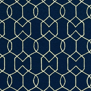 HomeRoots 7' Blue Moroccan Area Rug – Timeless Style for Indoor & Outdoor Spaces, Durable & Easy to Clean 8' X 11' Rectangle 350179