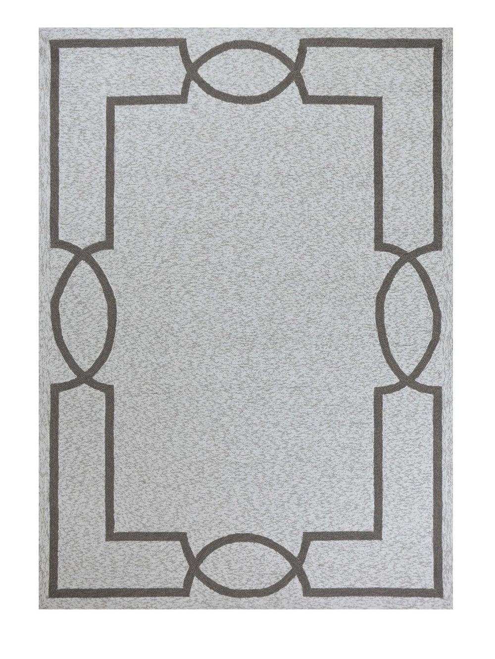HomeRoots 8' Ivory Area Rug - Durable, Easy-Clean Indoor Outdoor Accent for Patios, Kitchens, and Living Spaces 8' X 11' Rectangle 350181
