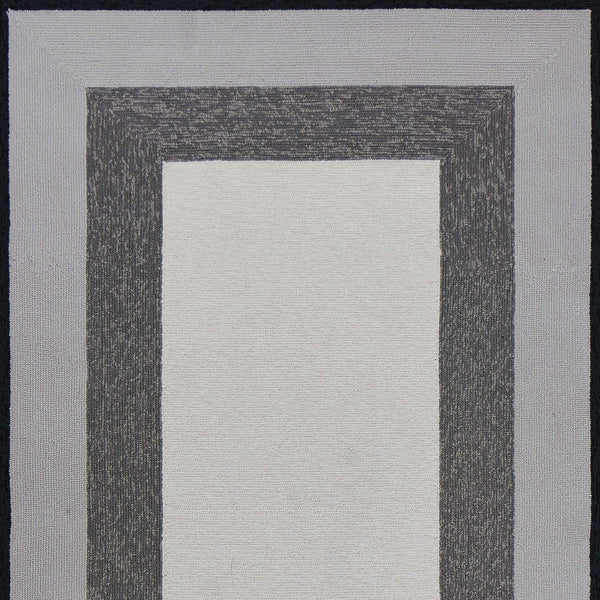 Homeroots 8' X 11'  Uv Treated Polypropylene Charcoal Area Rug  Polypropylene 350182