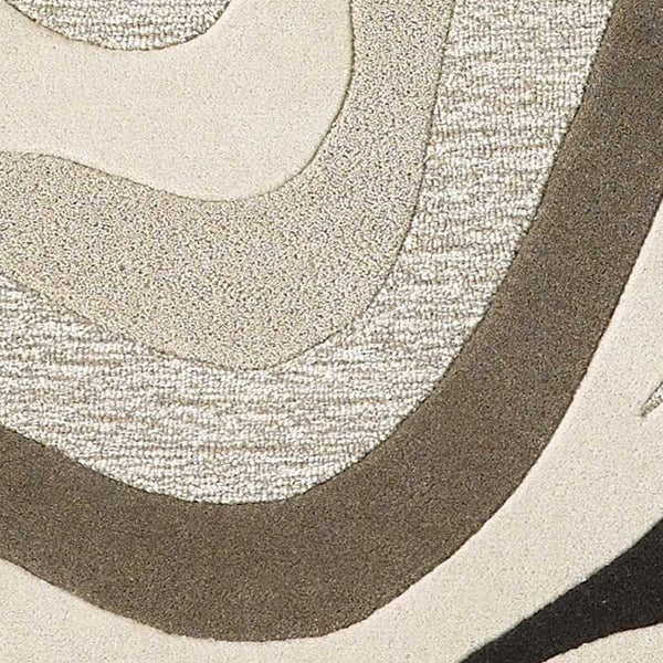 Homeroots 8' X 10' 6 Wool Natural Area Rug  Wool 350250