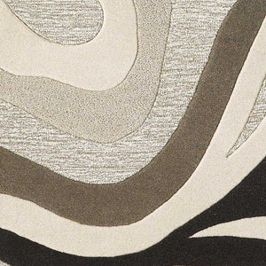 Homeroots 8' X 10' 6 Wool Natural Area Rug  Wool 350250