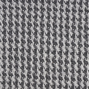 Homeroots 9' X 12' Grey Hand Woven Houndstooth With Braided Fringe Indoor Area Rug  Wool 350264